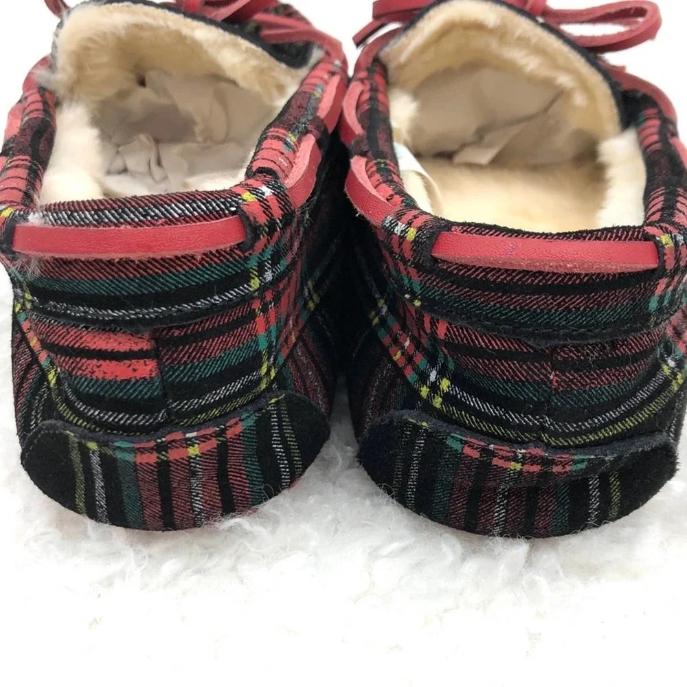 J Crew Crewcuts Stewart Tartan Moccasin Slippers